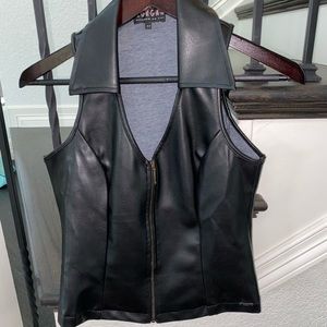 Morgan Leather Vest